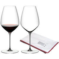 SYRAH / SHIRAZ WEINGLÄSER + POLIERTUCH Veloce transparent 720 ml 2er Set - Transparent, Glas (0.72L) - Riedel