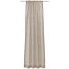 SCHLAUFENVORHÄNGE GLARE KITT - 020 - Braun, Textil (130/250cm) - Joop!