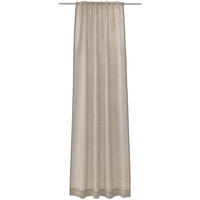 SCHLAUFENVORHÄNGE GLARE KITT - 020 - Braun, Textil (130/250cm) - Joop!