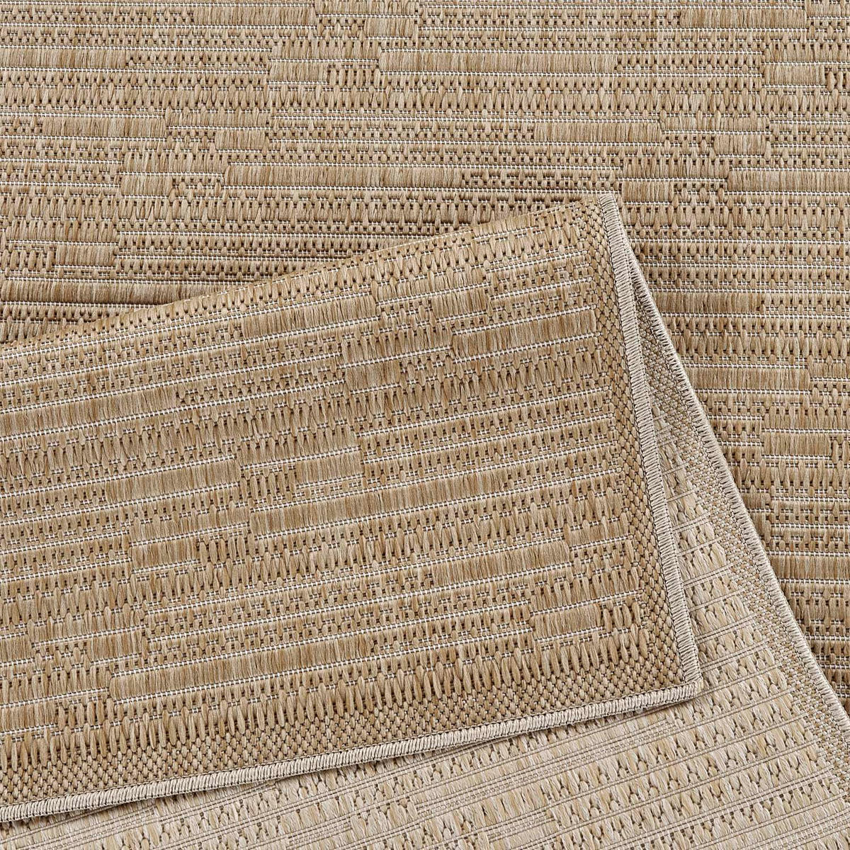 OUTDOOR-TEPPICH 789 Braun Wetterfest 100x200 cm - Braun, Textil (100/200cm) - carpet city