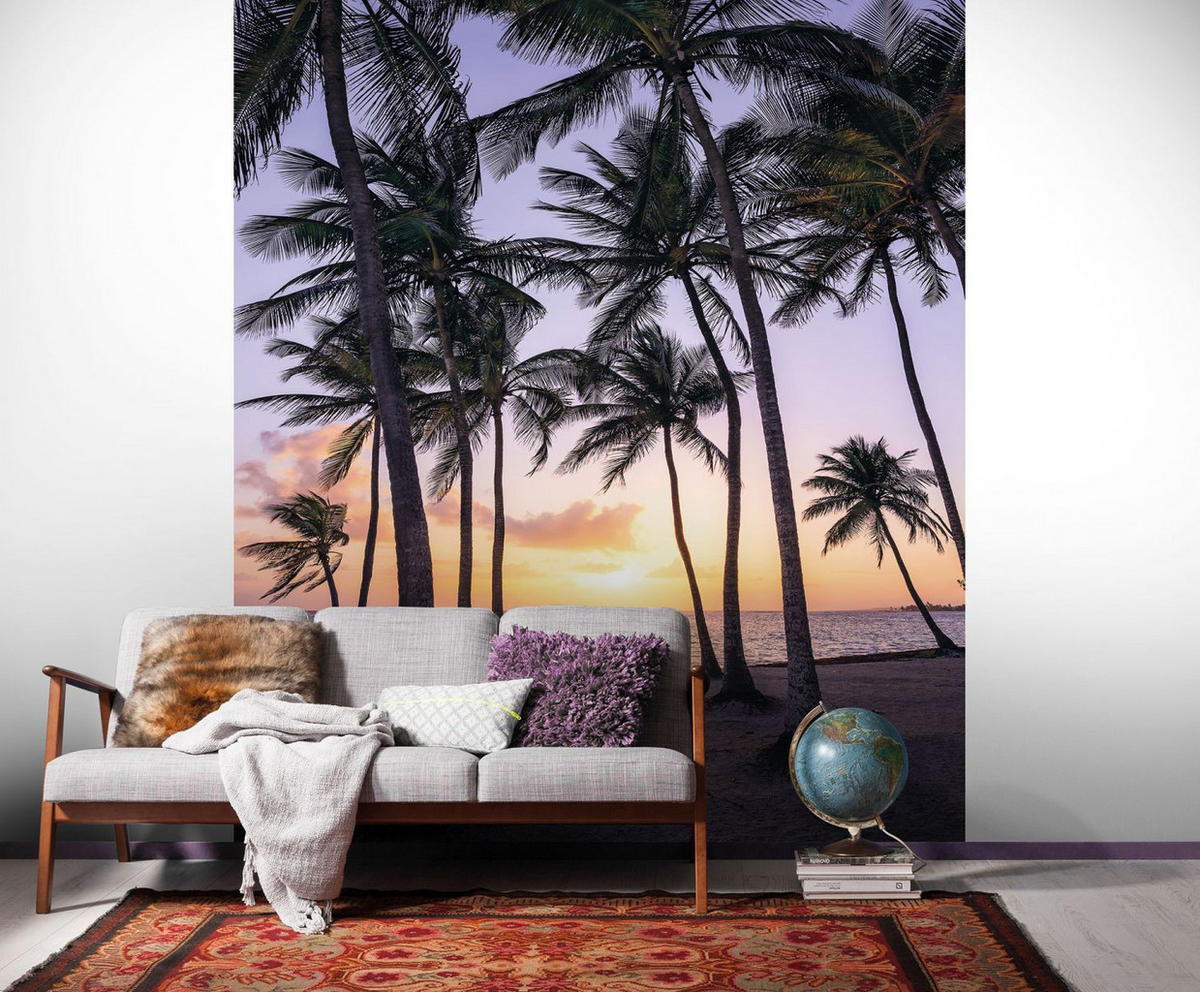 FOTOTAPETE Strand 200 x 250 cm - Grau, Papier (200/250cm) - Sanders & Sanders