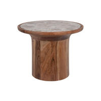 BEISTELLTISCH Tubo 45/45/35 cm - Braun, Holz (45/45/35cm) - Leitmotiv