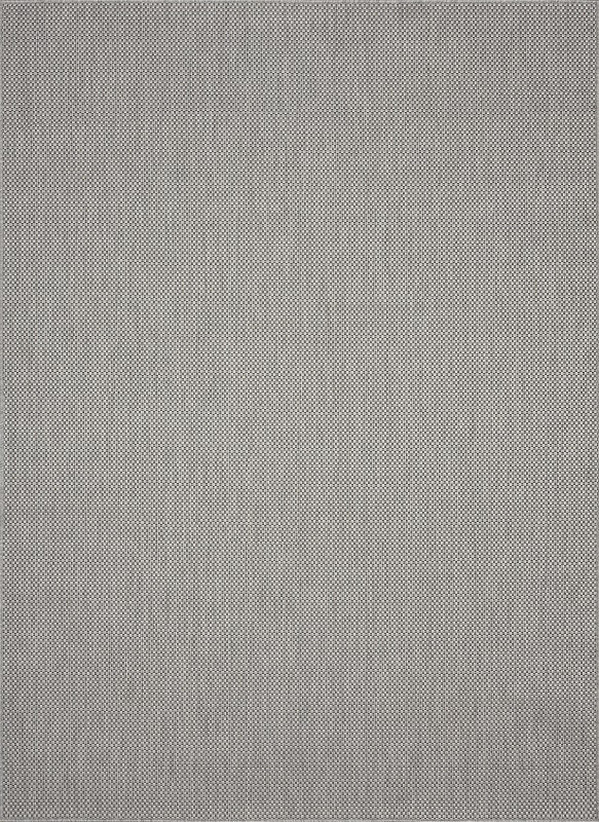 FLACHWEBTEPPICH Uni BORNO Polypropylen Grau 240 x 340 cm - Grau, Textil (240/340cm) - KADIMA DESIGN