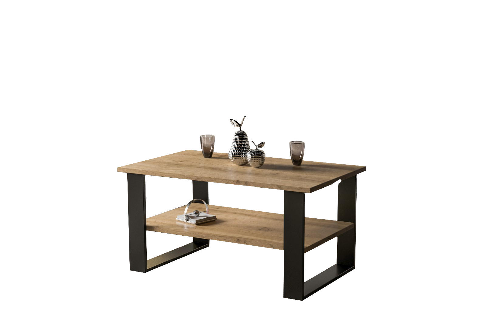 Endo-Moebel Couchtisch Eiche Wotan 65x53x110 cm