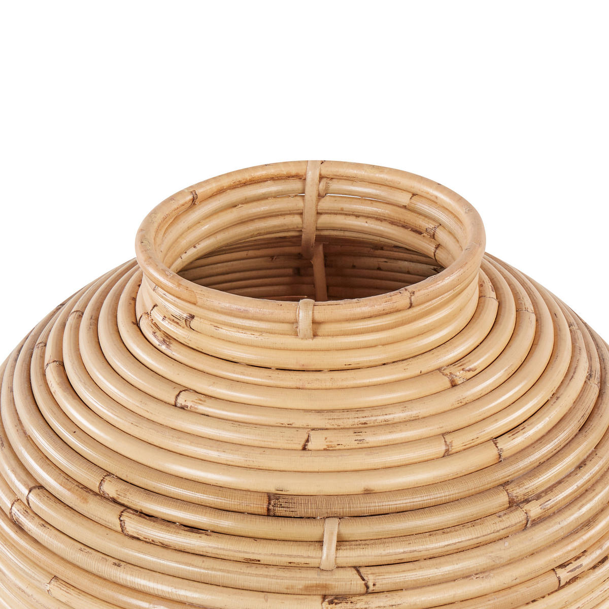 DEKOVASE Rattan natürlich Elatia - Naturfarben, Naturmaterialien (70cm) - Beliani