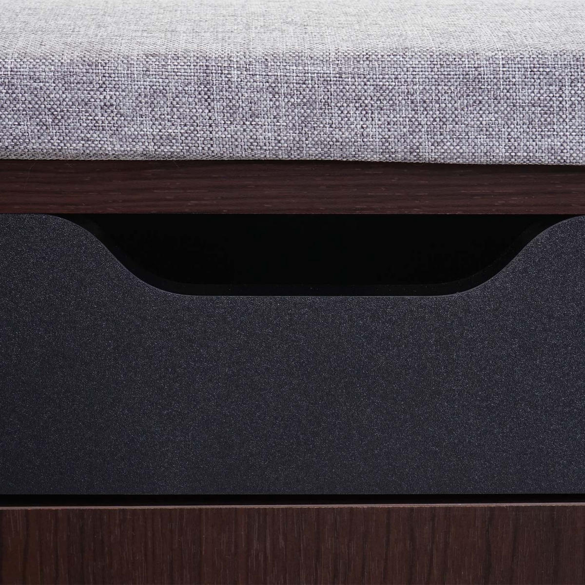 SITZBANK Dunkelbraun - Dunkelbraun, Holz (110/53/30cm) - MCW