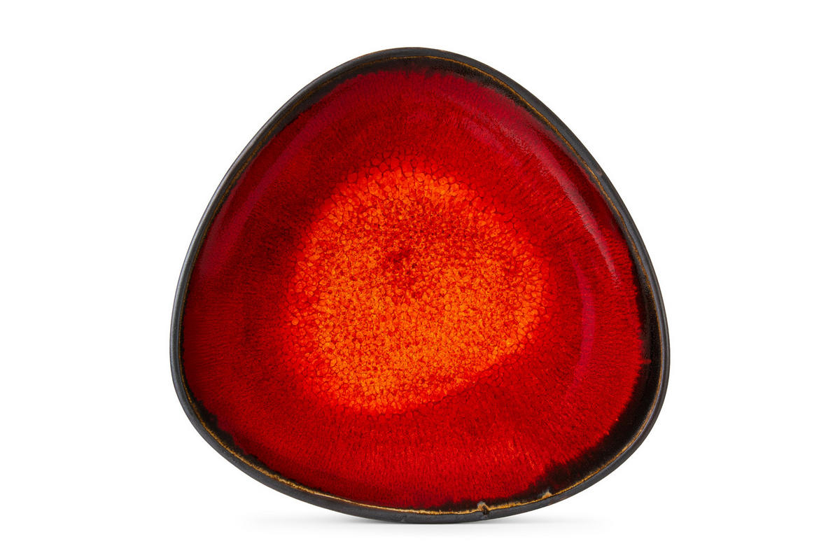 TIEFER TELLER PRIMA, Rot - Rot, Keramik (30/32/5cm) - KONSIMO®