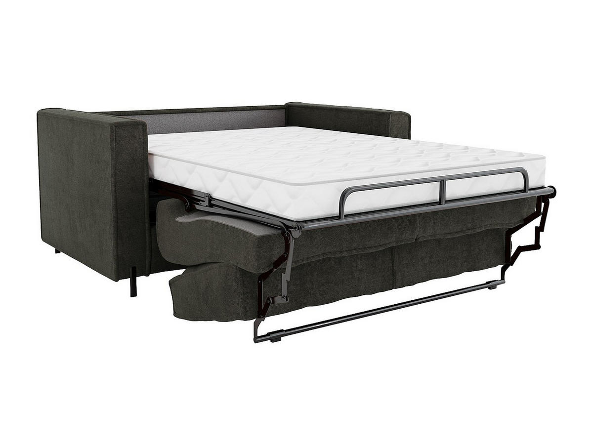 SCHLAFSOFA - 3 Personen - Stoff - Grün - - Grün, Textil (198/95/223cm) - Vente-Unique