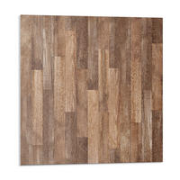 WANDPANEEL 20 Stück 20x20 cm selbstklebend Terano - Nussbaumfarben, Kunststoff (20/1.6/20cm) - Wallfluent