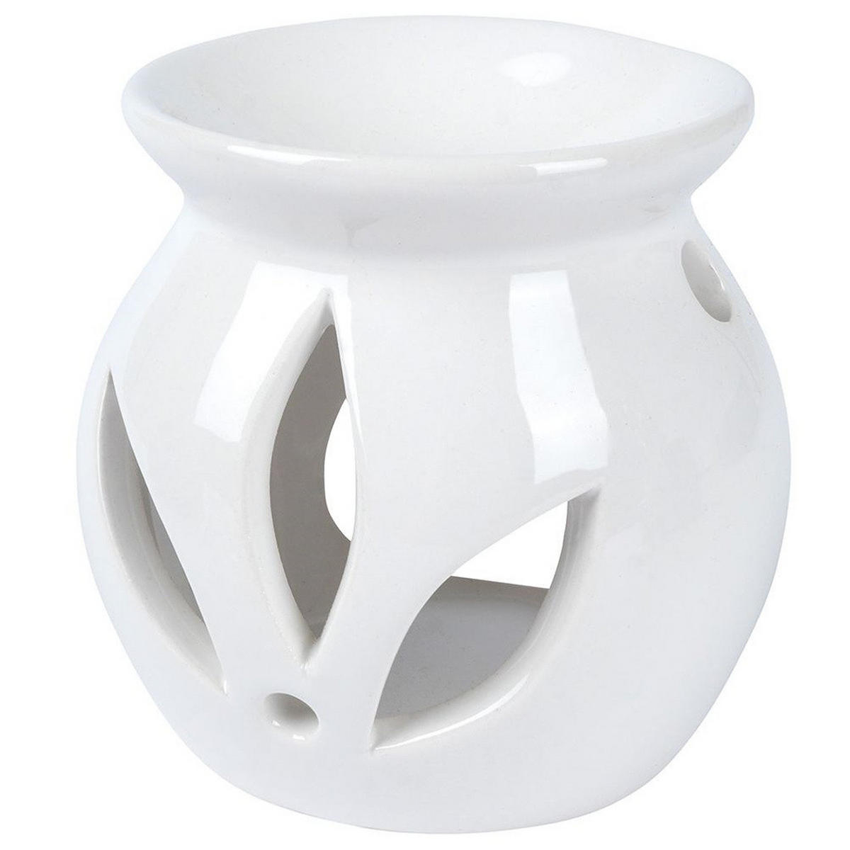 AROMALAMPE Set weiß - Weiß, Keramik (7.5/8/7.5cm) - Excellent Houseware