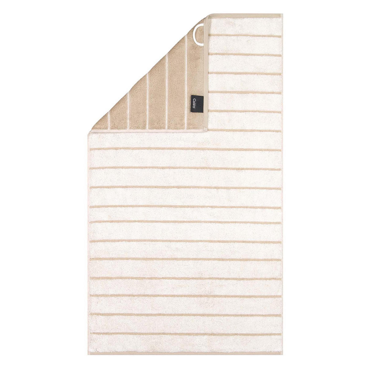 GÄSTETUCH BALANCE DOUBLEFACE 6232 NATUR - 33 - Naturfarben, Textil (30/50cm) - Cawoe
