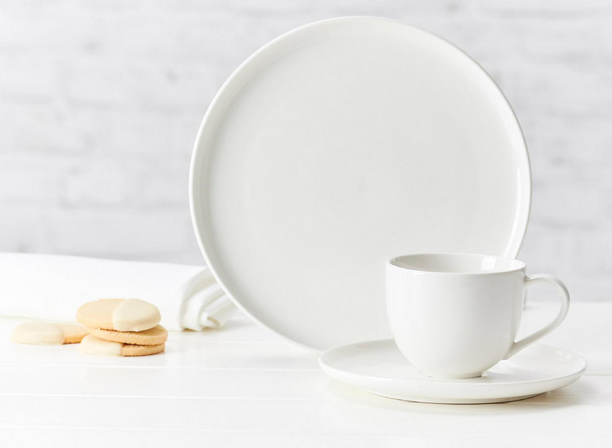 KAFFEESERVICE Skagen weiß 18er Set - Weiß, Keramik (27/27/38cm) - Ritzenhoff Breker