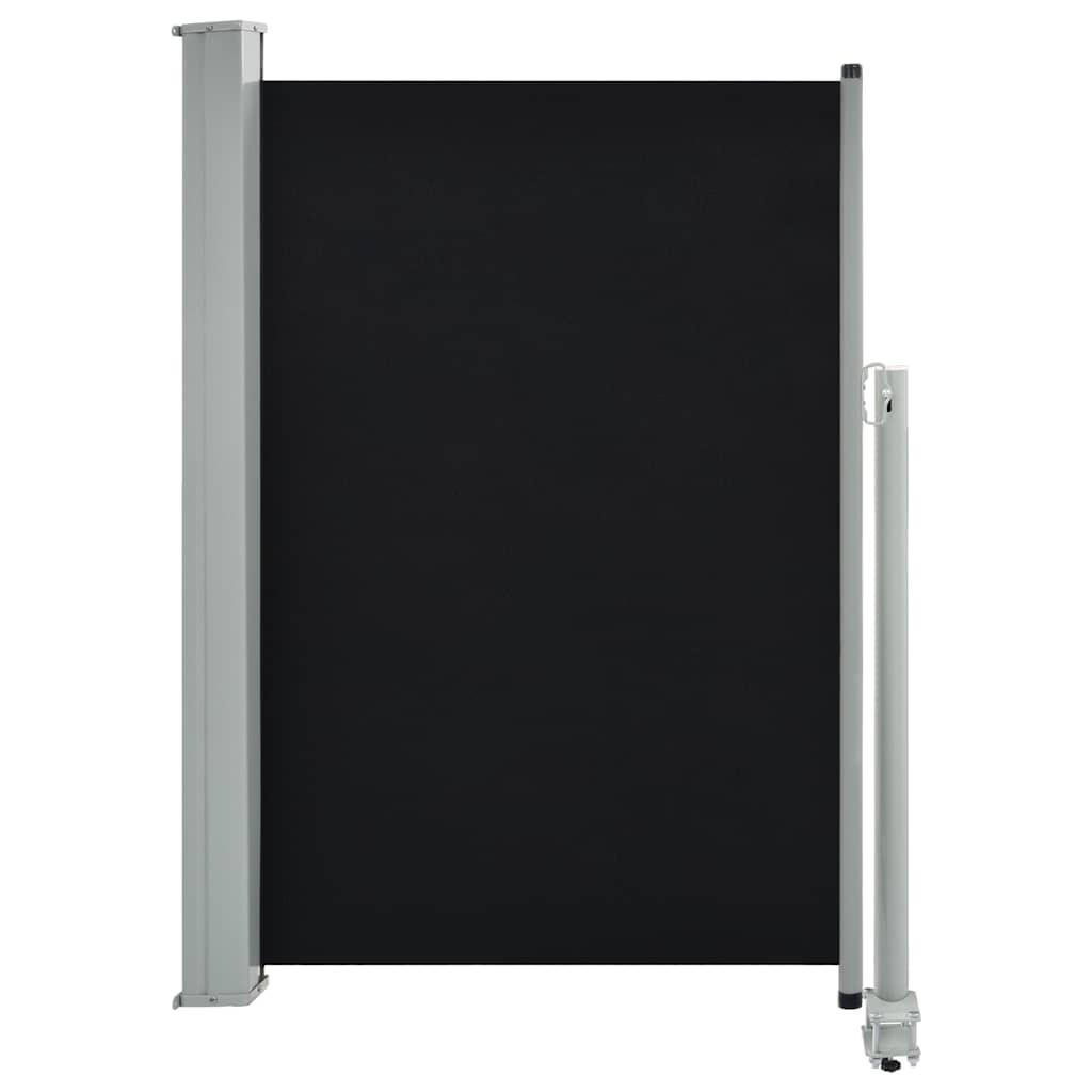 AUSZIEHBARE Seitenmarkise 120x300 cm Schwarz - Schwarz, Textil (300/120/300cm) - furnicato