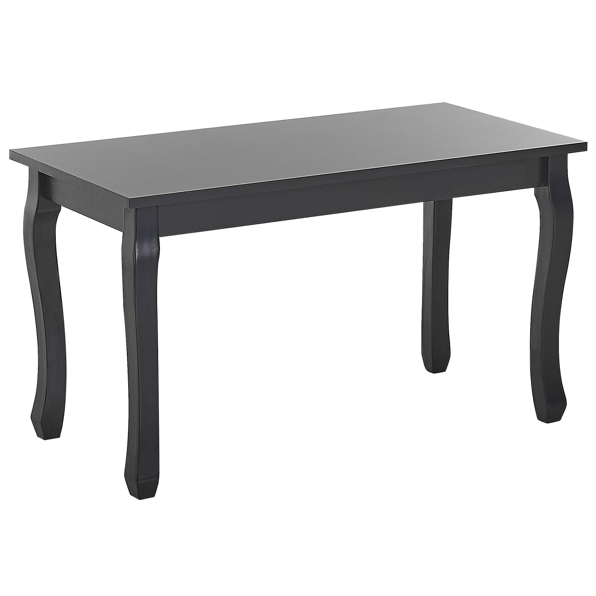 COUCHTISCH schwarz 80/40 cm Snook - Schwarz, Holzwerkstoff (40/80/46cm) - Beliani