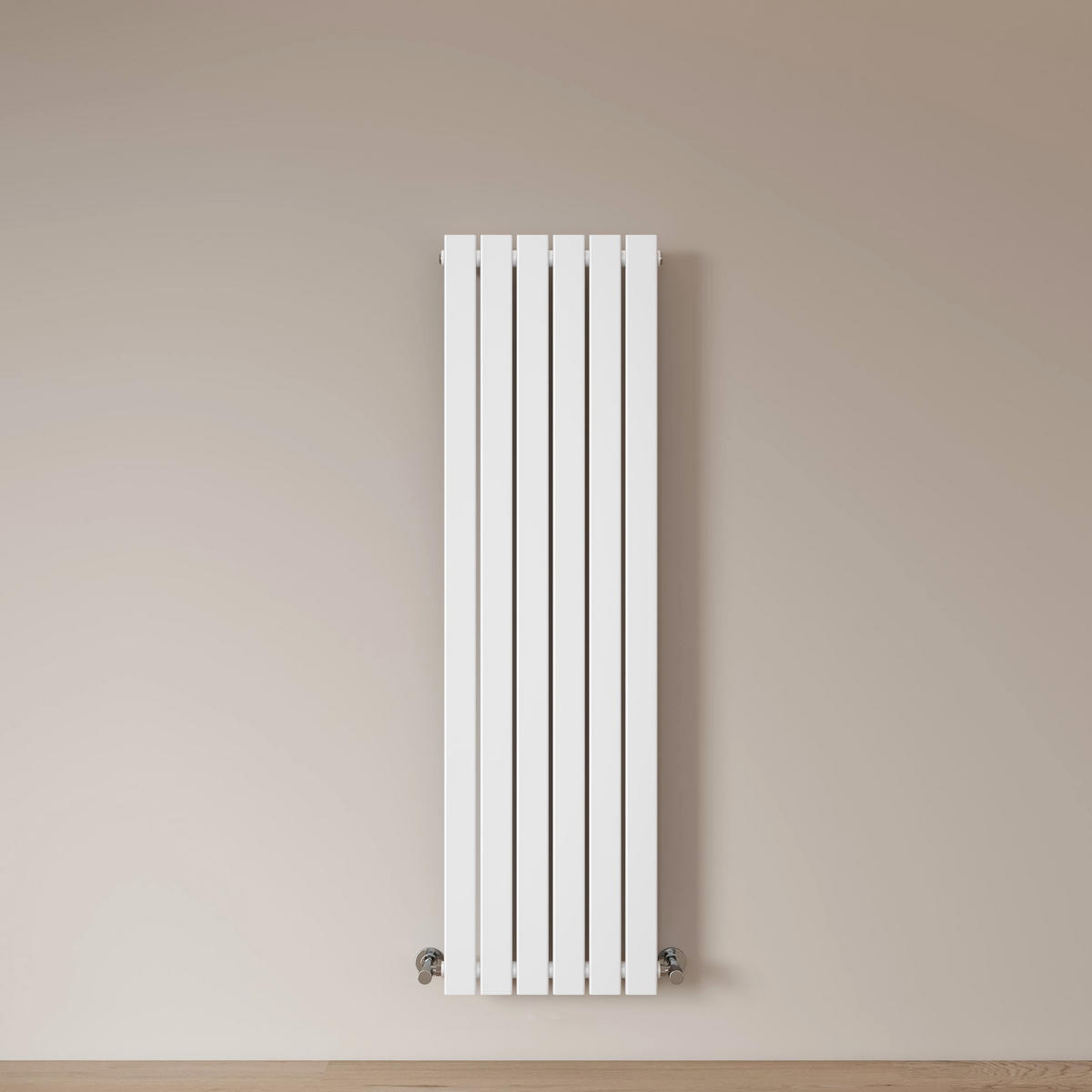 HEIZKÖRPER Flachheizkörper Weiß 160/46/4,9 cm - Weiß, Metall (46/160/4.9cm) - EMKE