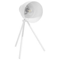 SCHREIBTISCHLAMPE Tamega 16/16/43 cm - Weiß, Metall (16/16/43cm) - Beliani