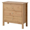KOMMODE Massivholz 37/75/75 cm - Braun, Holz (75/75/37cm) - hagge home