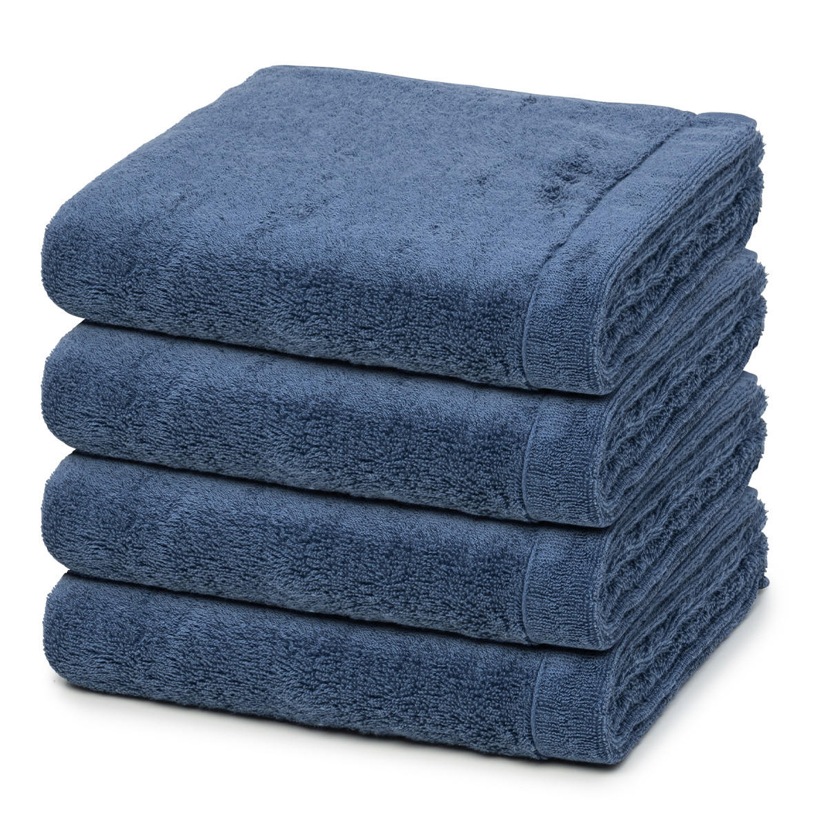 HANDTUCH Lifestyle 4er-Set - Dunkelblau, Textil (50/100cm) - Cawoe