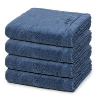 HANDTUCH Lifestyle 4er-Set - Dunkelblau, Textil (50/100cm) - Cawoe