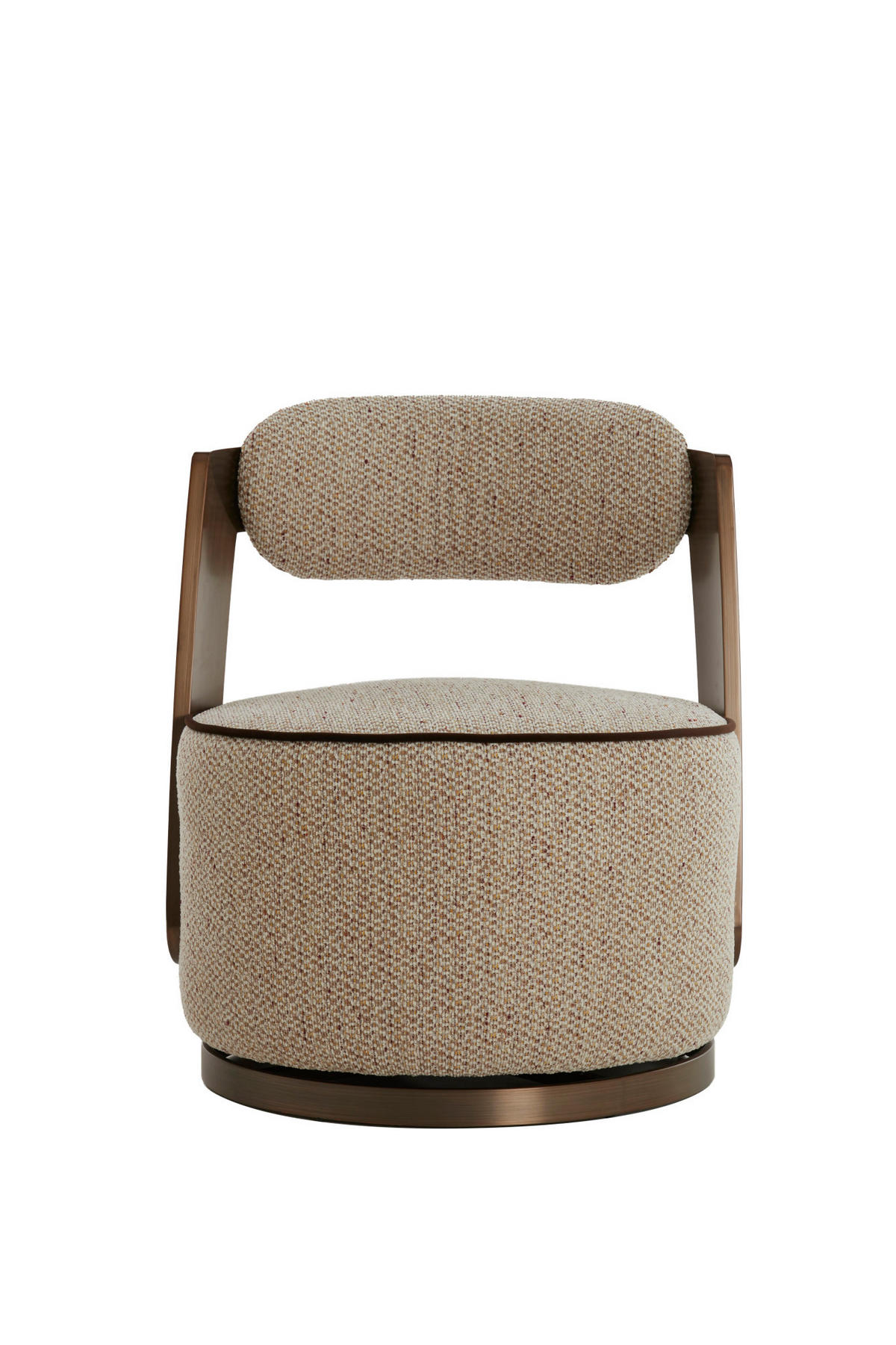 SESSEL Kemena Braun 68/65/77 cm - Braun, Textil (68/77/65cm) - Light & Living