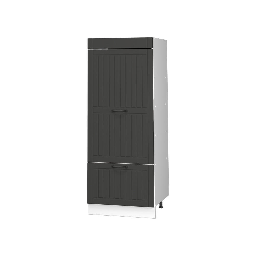 KUCHYŇSKÁ SPÍŽNÍ SKŘÍŇ Fame-Line, Tmavě šedá/Bílá, 60 cm - bílá/tmavě šedá, kompozitní dřevo (60/153.6/58.1cm) - Vicco