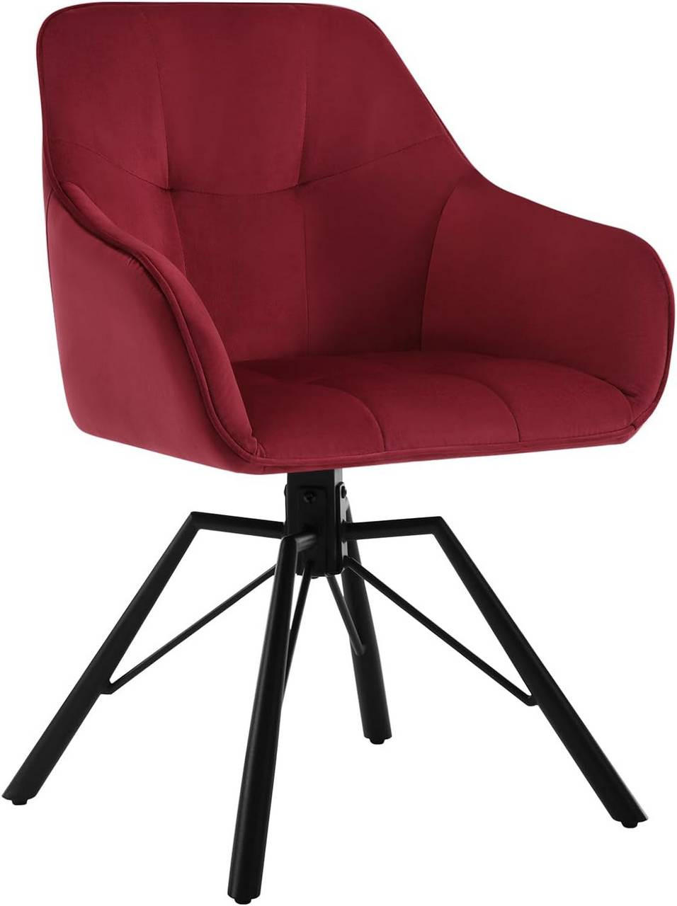 Woltu Armlehnstuhl Bordeaux 57x82.5x54 cm