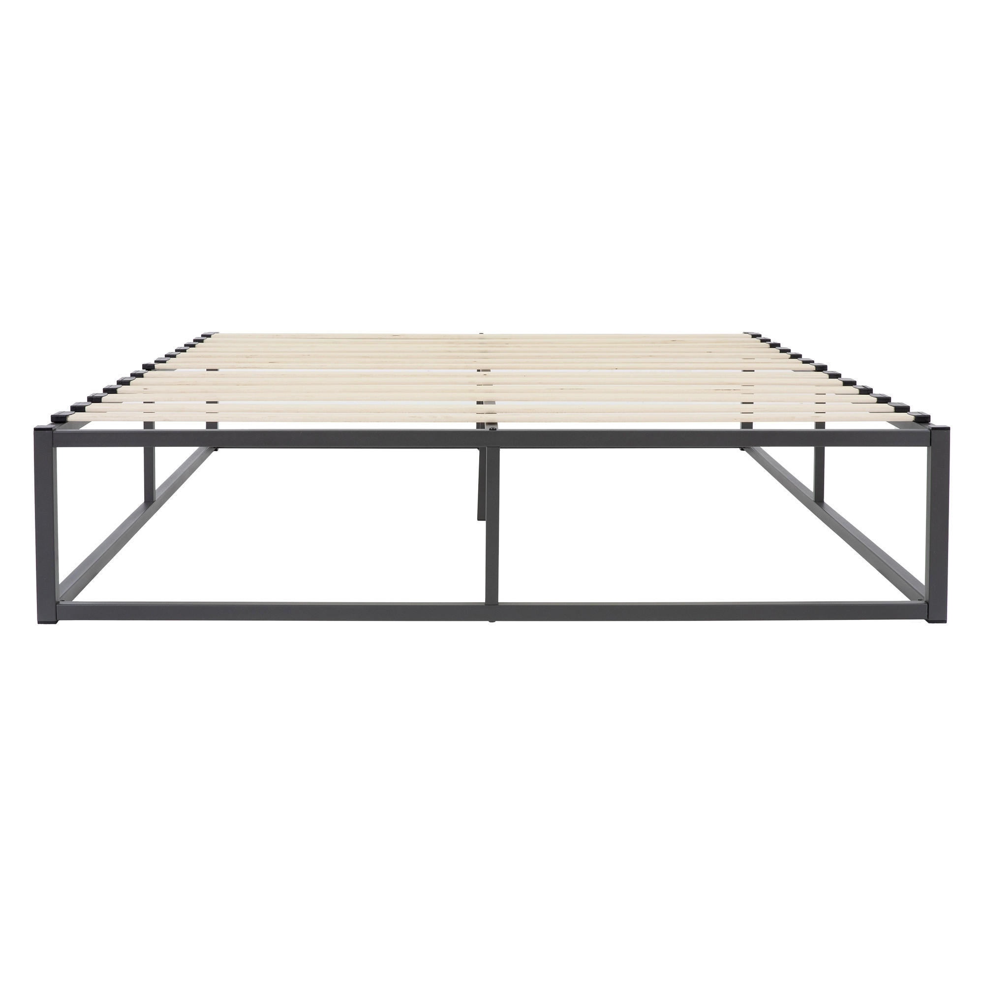 METALLBETT 200/140 cm - Anthrazit, Metall (140/200cm) - ML-DESIGN