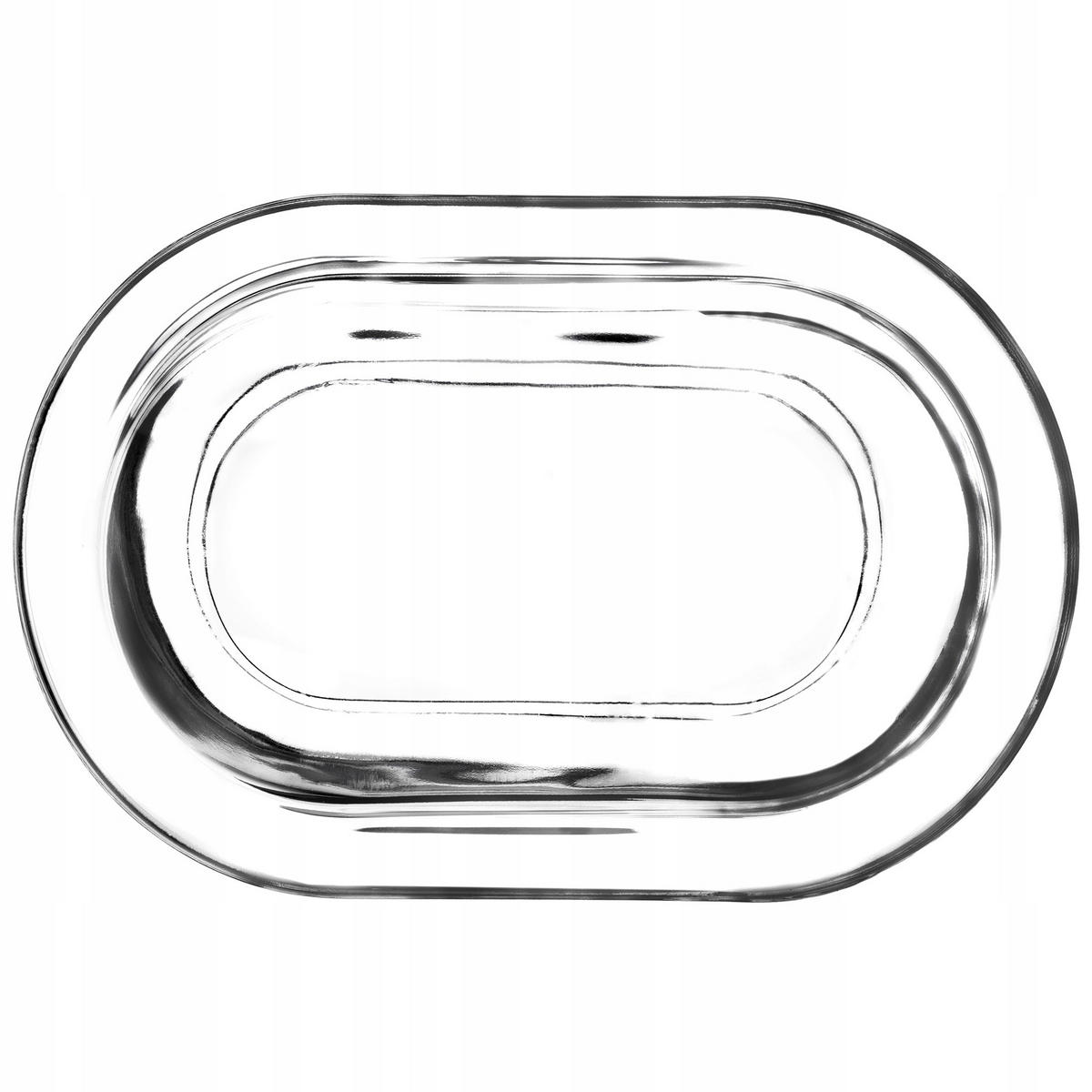 BUTTERDOSE aus Glas mit Deckel, 20 x 13 cm - Transparent, Glas (13/6.5/20cm) - KADAX