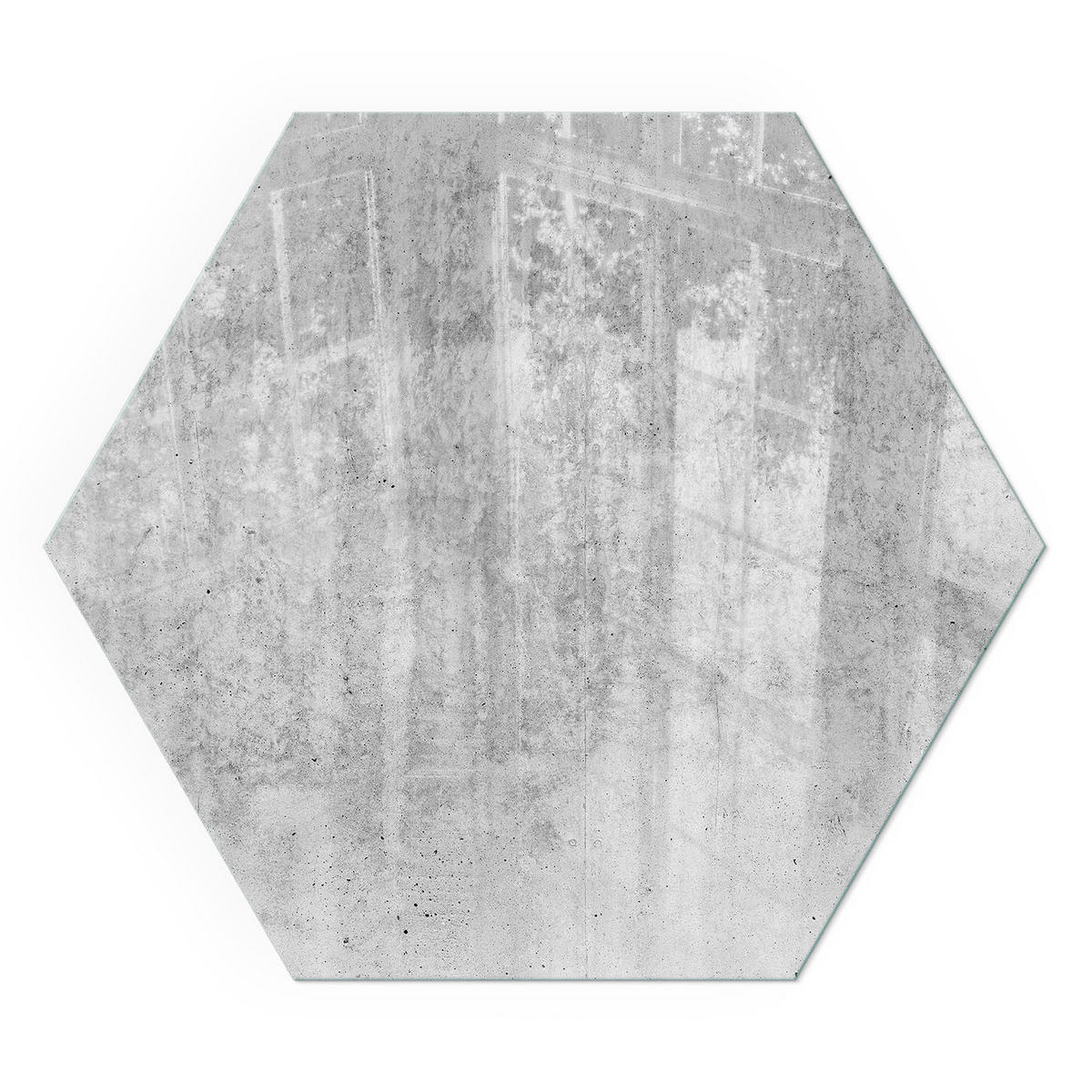 GLASPLATTE für Kamin h40 cm - Grau, Glas (40/40/0.4cm) - TULUP