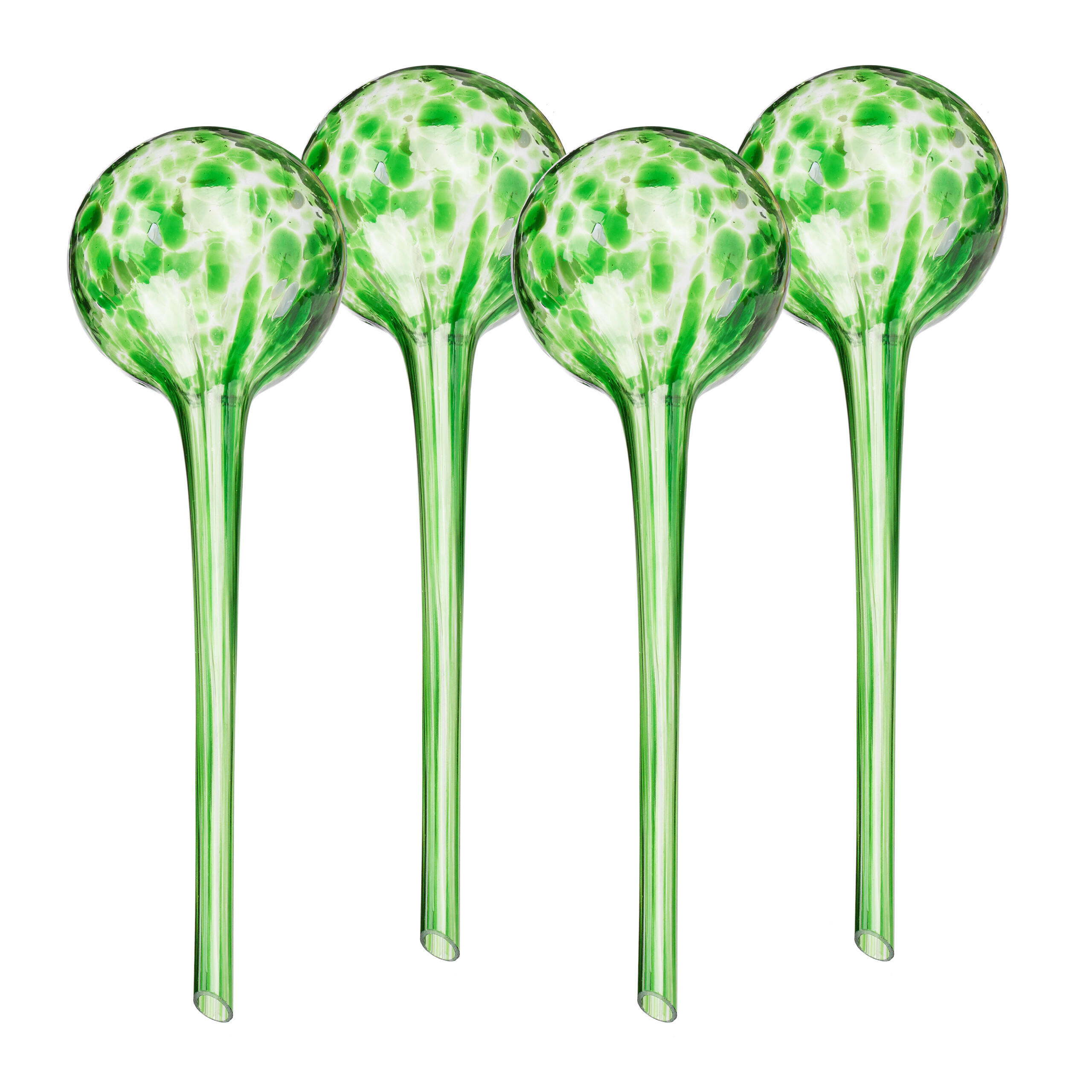 4XBEWÄSSERUNGSKUGEL - Grün, Glas (9/30/9cm) - Relaxdays