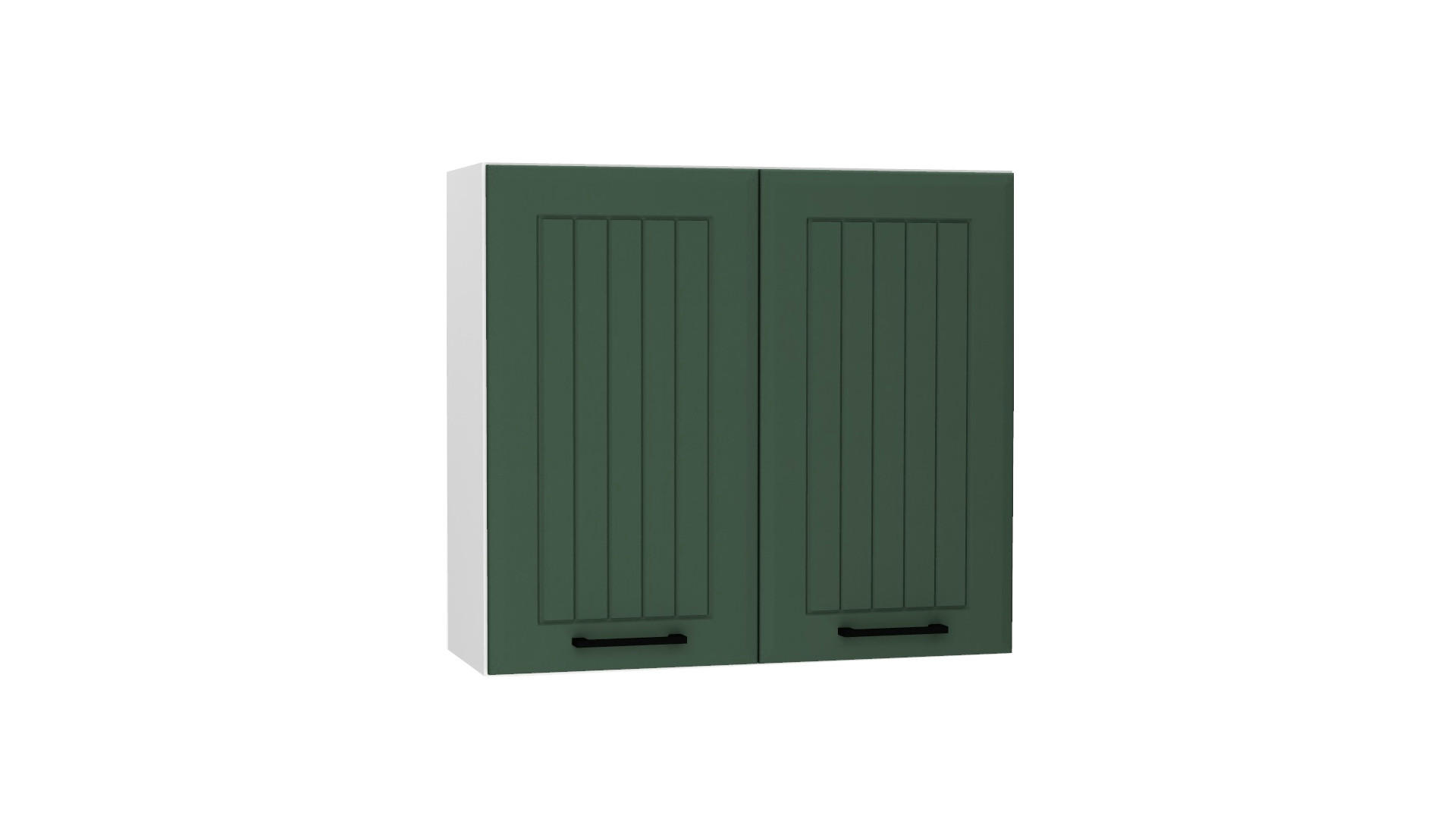 HÄNGESCHRANK W80 - ARVION - Stilvolle Wandlösung - Grün, Holz/Metall (80/72/30cm) - ROYAL24_MARKT