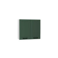 HÄNGESCHRANK W80 - ARVION - Stilvolle Wandlösung - Grün, Holz/Metall (80/72/30cm) - ROYAL24_MARKT