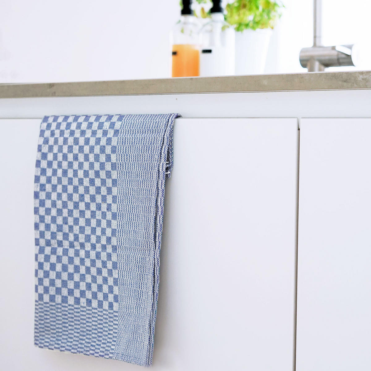 GESCHIRRTÜCHER, 10er-Set, 54x100 cm, 100% Baumwolle, Blau - Blau, Textil (54/100cm) - Zollner