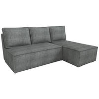 ECKSOFA Hector mit Schlaffunktion Grau Cord - Grau, Textil (200/141cm) - Bromarkt