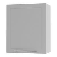 KÜCHENHÄNGESCHRANK Kvantum W2/60 Dust Grey Matt / Weiß Matt 60 / 32,5 / 72cm - Weiß/Grau, Holz/Holzwerkstoff (60/72/32.5cm) - Feldmann-Wohnen