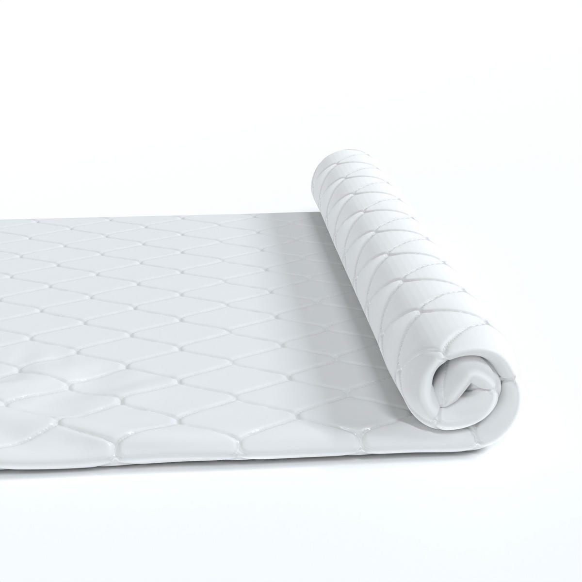 TOPPER Cody - Weiß, Textil (90/200cm) - Meblito