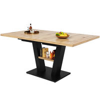 ESSTISCH Ausziehbar 118–157 cm Holzoptik - Naturfarben, Holz (157/70/75cm) - Kaket