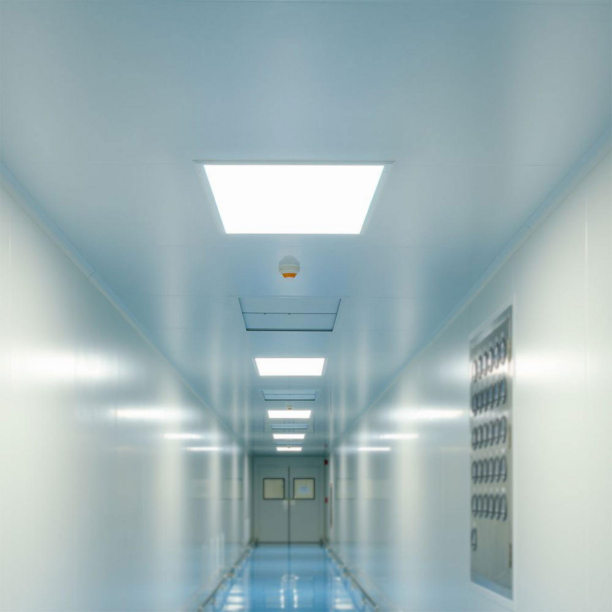 LED DECKENLEUCHTE Weiß Kunststoff eckig - Weiß, Metall (62/62/3.4cm)