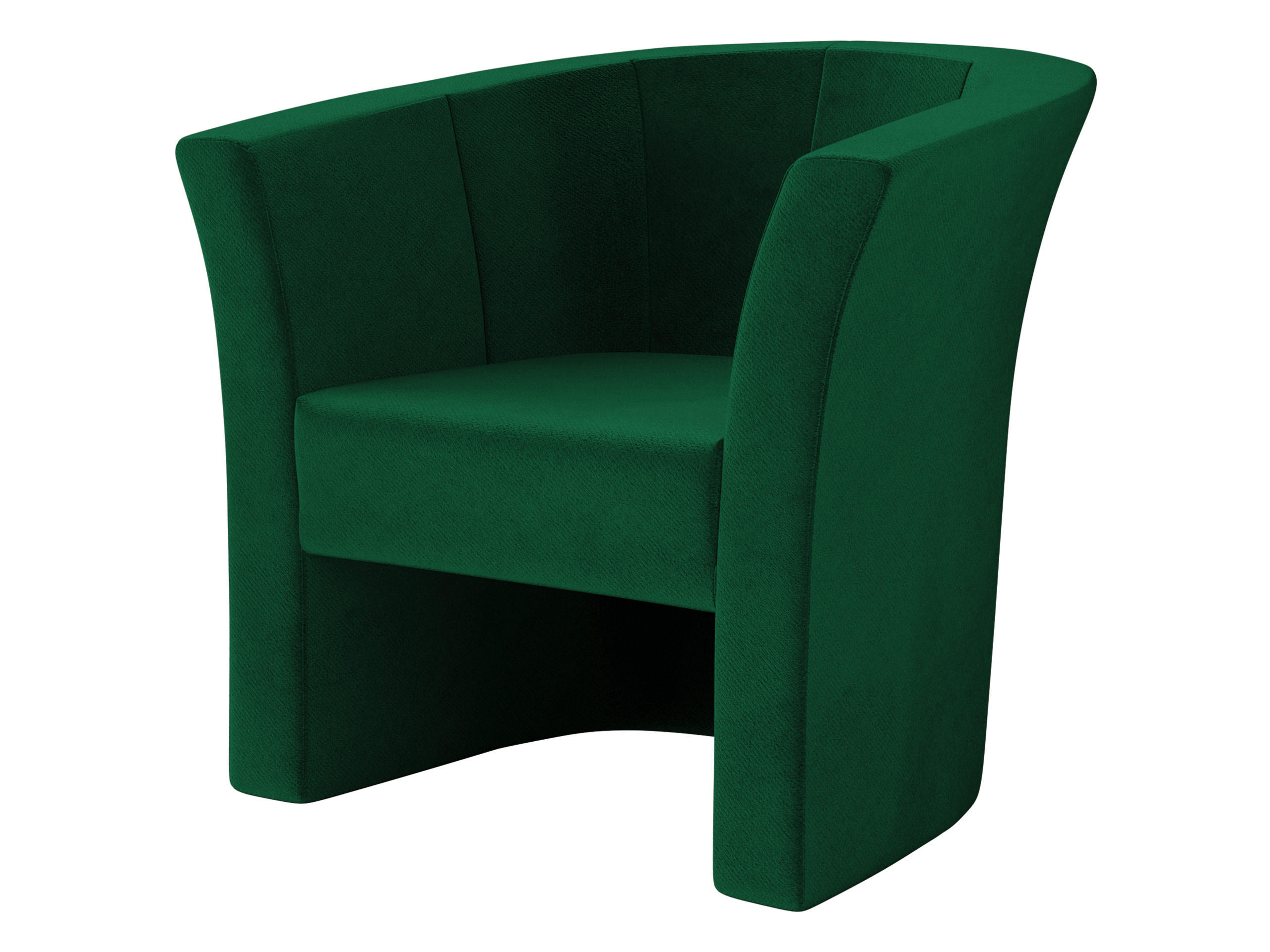SESSEL Niko - Smaragdgrün/Schwarz, Holzwerkstoff/Kunststoff (71/76/65cm) - MIRJAN24