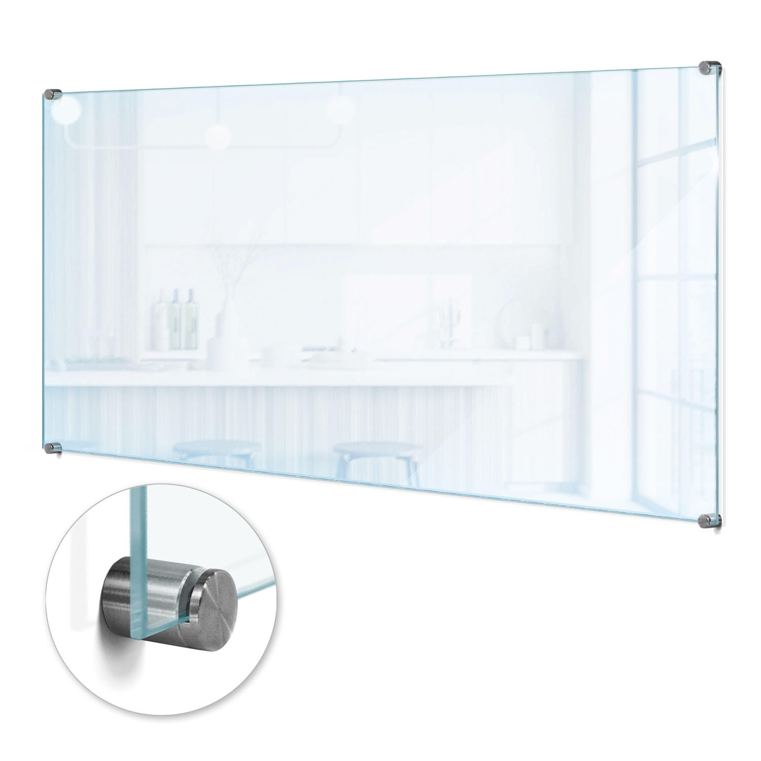 KÜCHENRÜCKWAND - Transparent, Glas (100/50/0.4cm) - ArtPrintCave