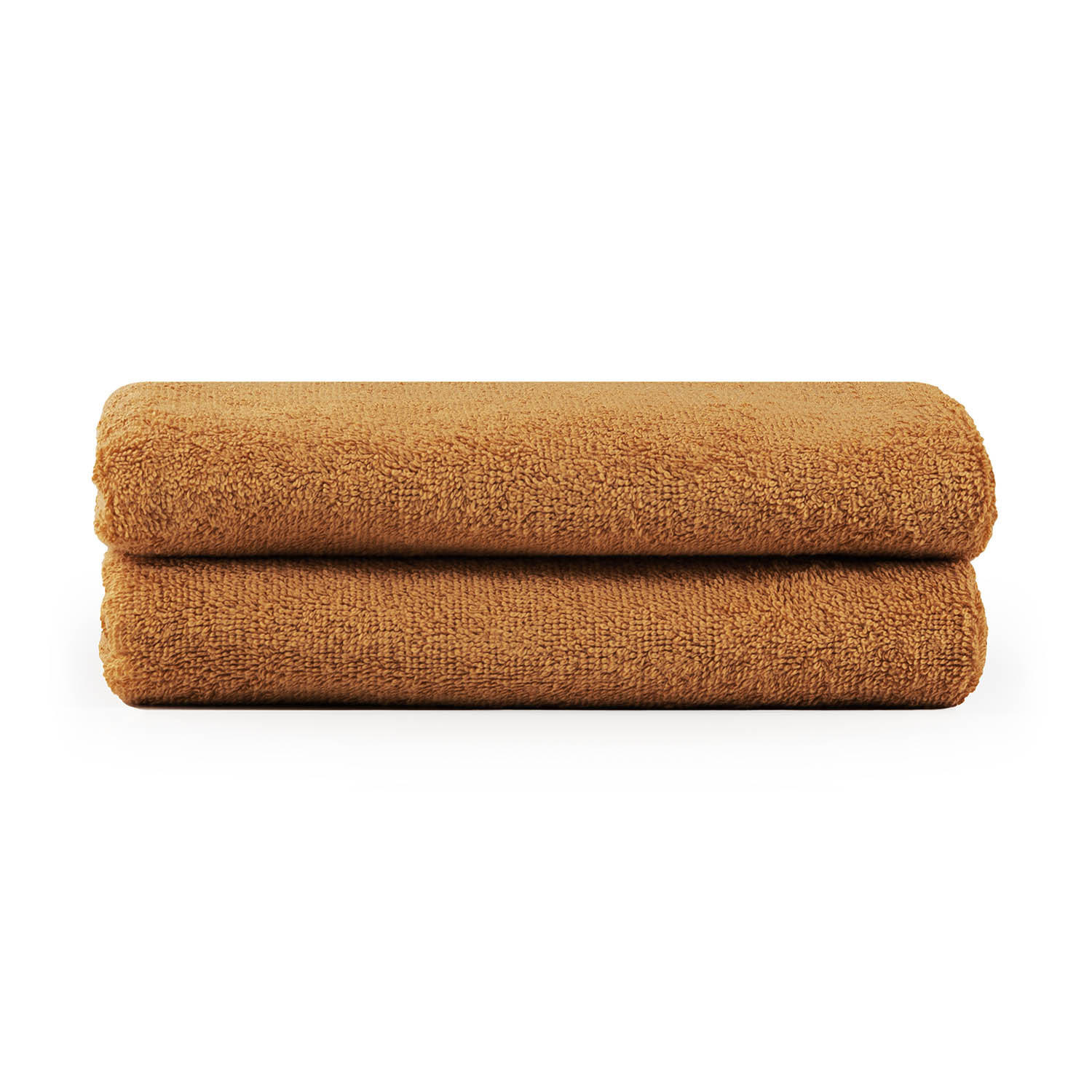 HANDTUCH 2er-Set, 2x Handtuch 50/100 cm, Braun - Hellbraun, Textil (50/100cm) - Blumtal
