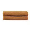 HANDTUCH 2er-Set, 2x Handtuch 50/100 cm, Braun - Hellbraun, Textil (50/100cm) - Blumtal