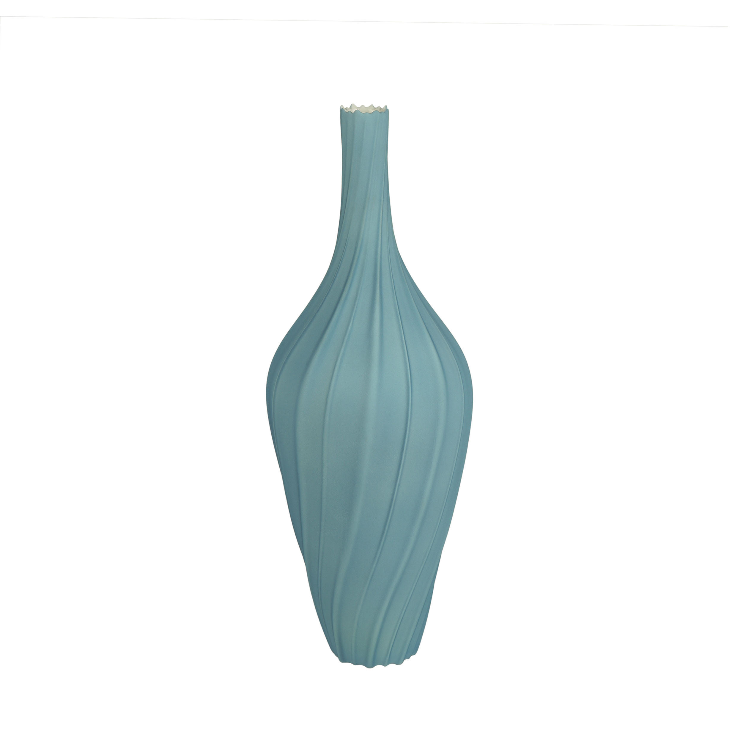 VASE Bahar, Biskuit-Porzellan, Blau, 31 cm - Blau, Keramik (31cm) - Goebel