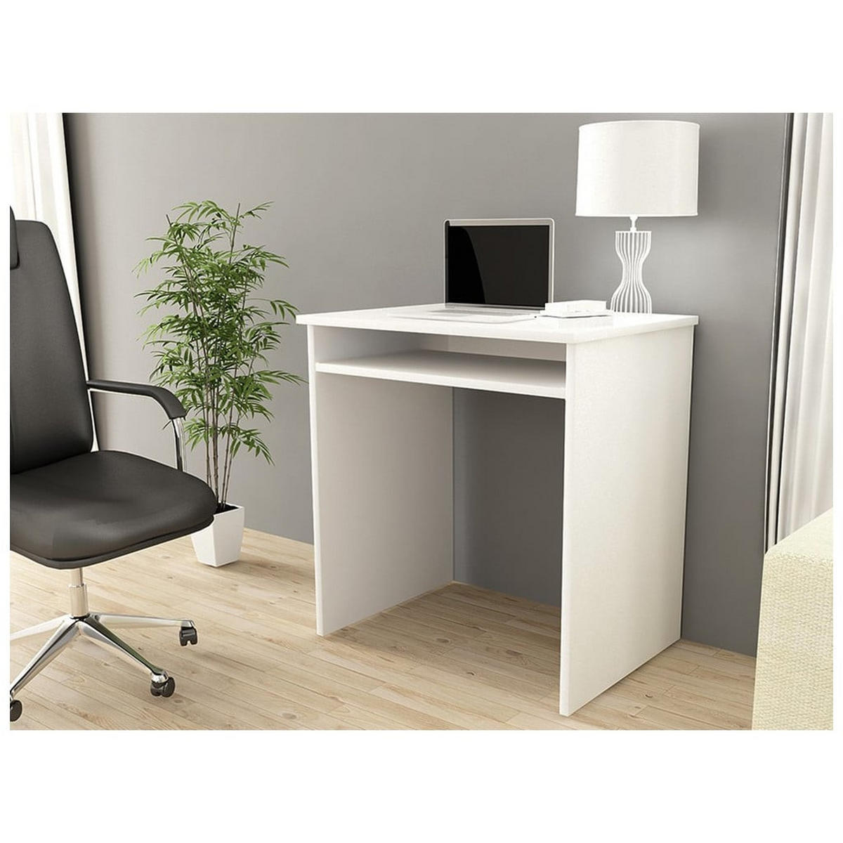 SCHREIBTISCH Weiß 74/68/51 - Weiß, Holzwerkstoff (51/68/74cm) - RAUMHIRSCH FURNITURE