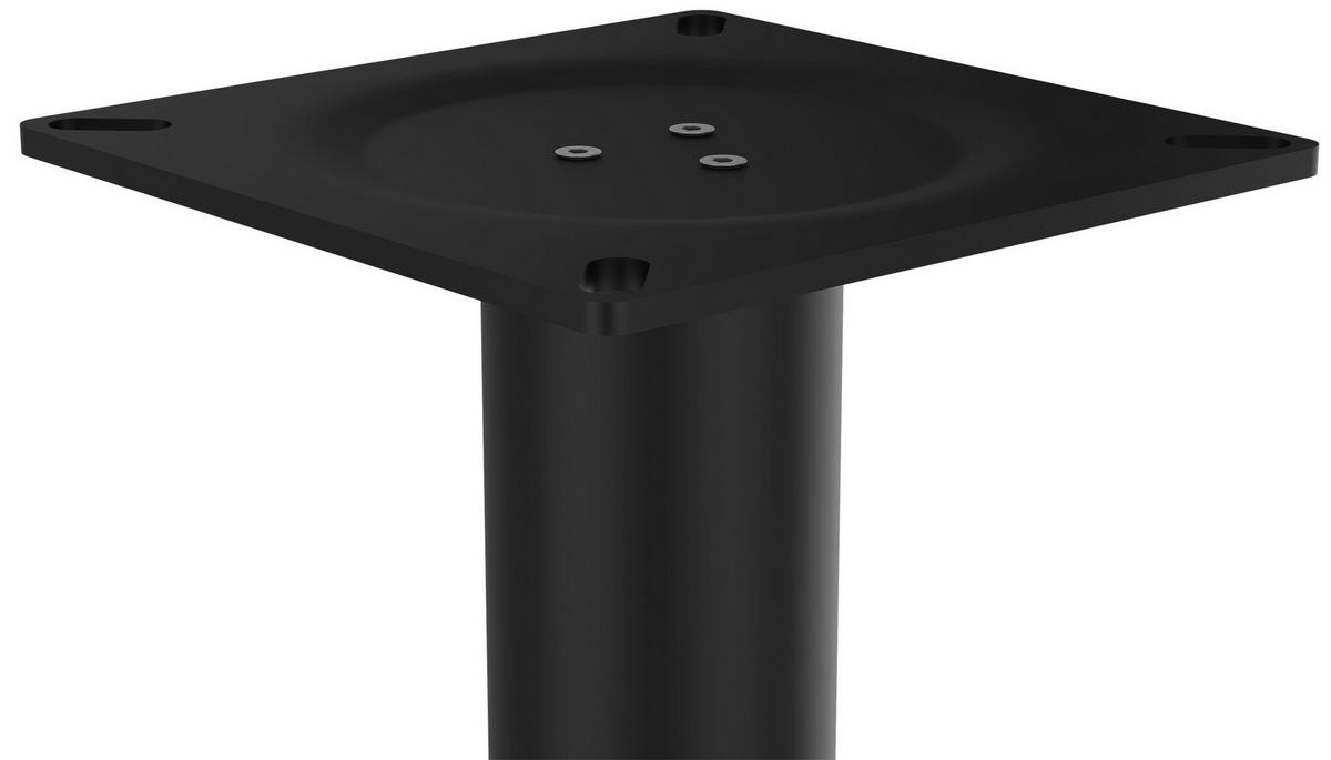 TISCHBEIN eckig 45/45/73 cm Metall Schwarz - Schwarz, Metall (45/73/45cm) - CLP