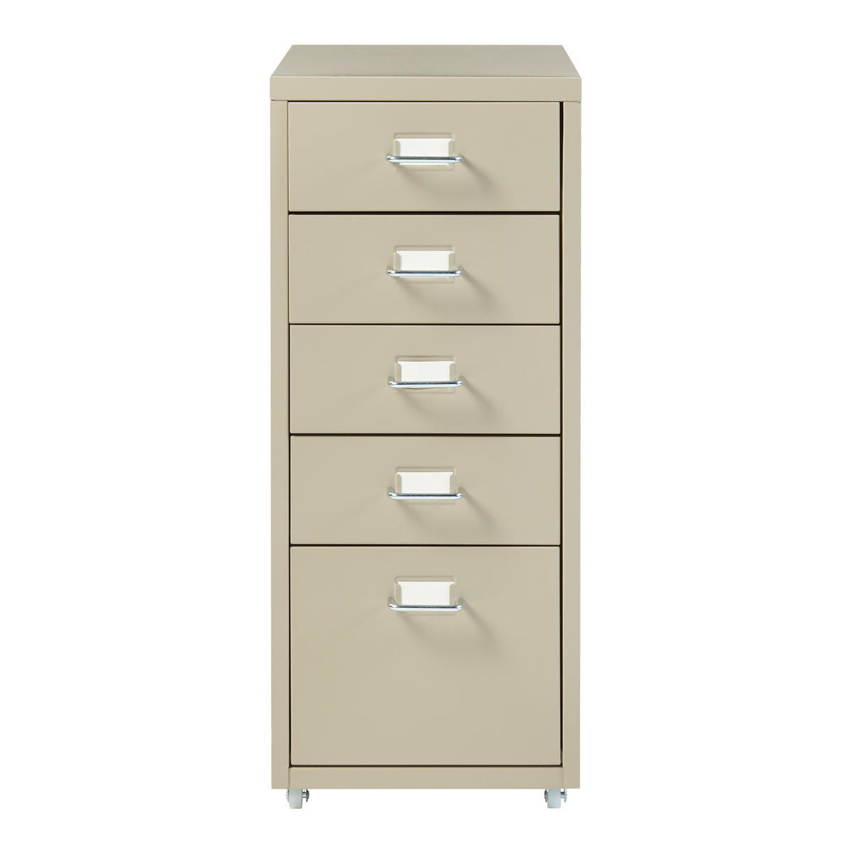 ROLLCONTAINER Kökar - Braun, Metall (28/69/41cm) - [en.casa]