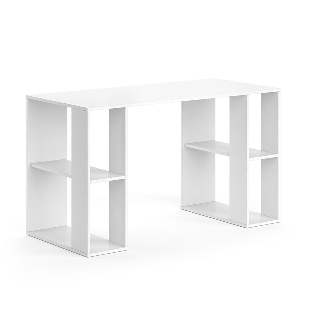 SCHREIBTISCH Arian Weiß 130 x 60 cm - Weiß, Holzwerkstoff (60/130/75cm) - Vicco