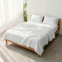 OBERBETTLAKEN basic 180x270 cm weiss - Weiß, Textil (180/270cm) - Happy Friday