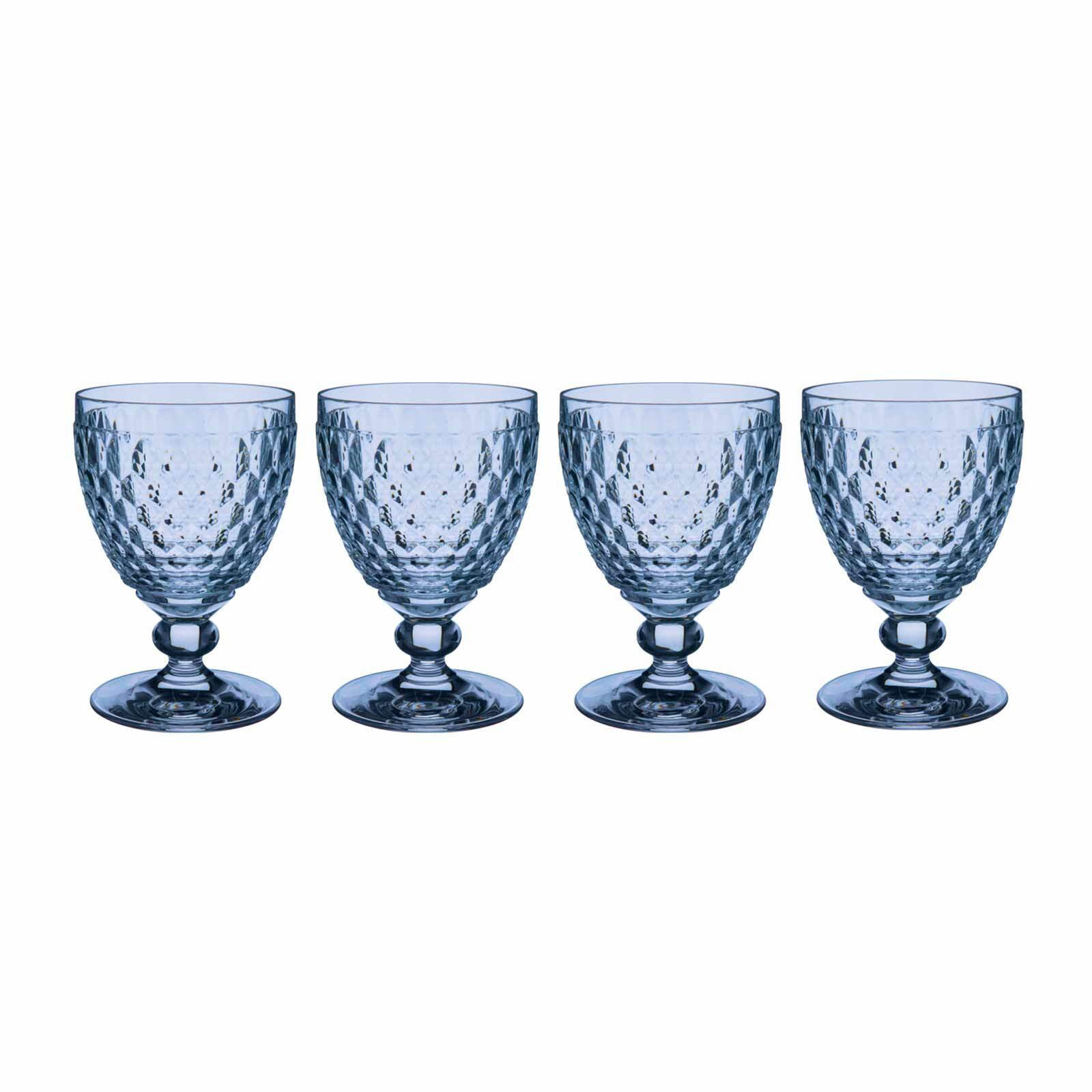 ROTWEINGLÄSER Boston Coloured Blau 310 ml 4er Set - Blau, Glas (0.31L) - Villeroy & Boch