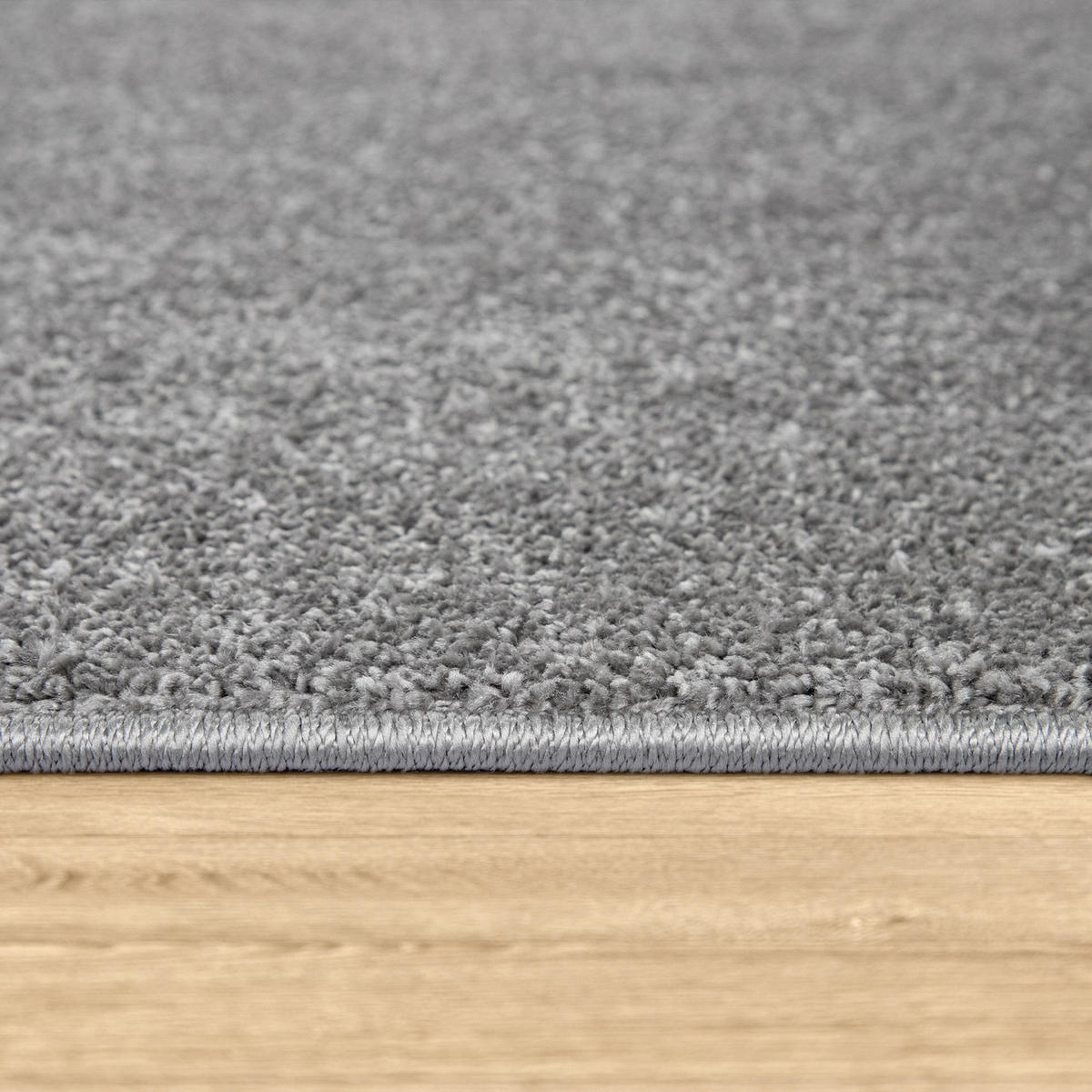 KURZFLORTEPPICH 200/200 cm Porto 890 - Anthrazit, Textil (200/200cm) - Paco Home